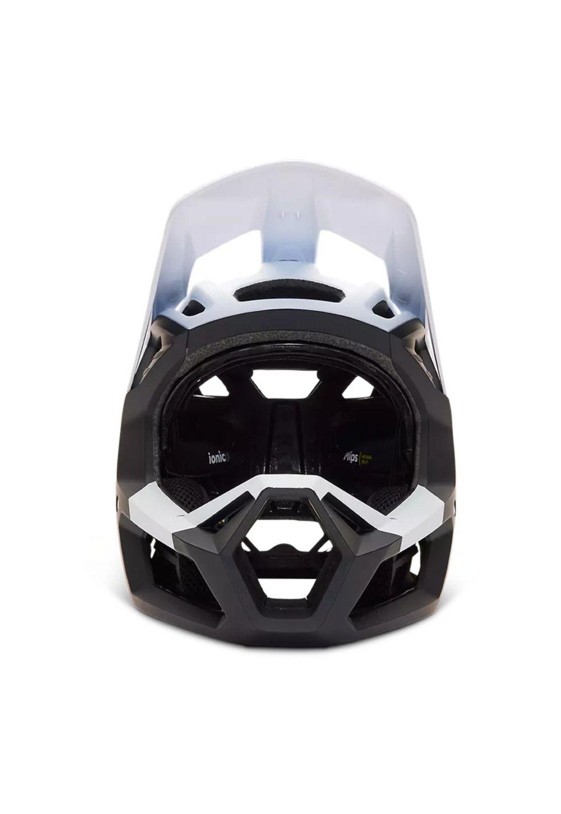 Casco Bicicleta Proframe RS Racik Blanco/Amarillo Fox-4