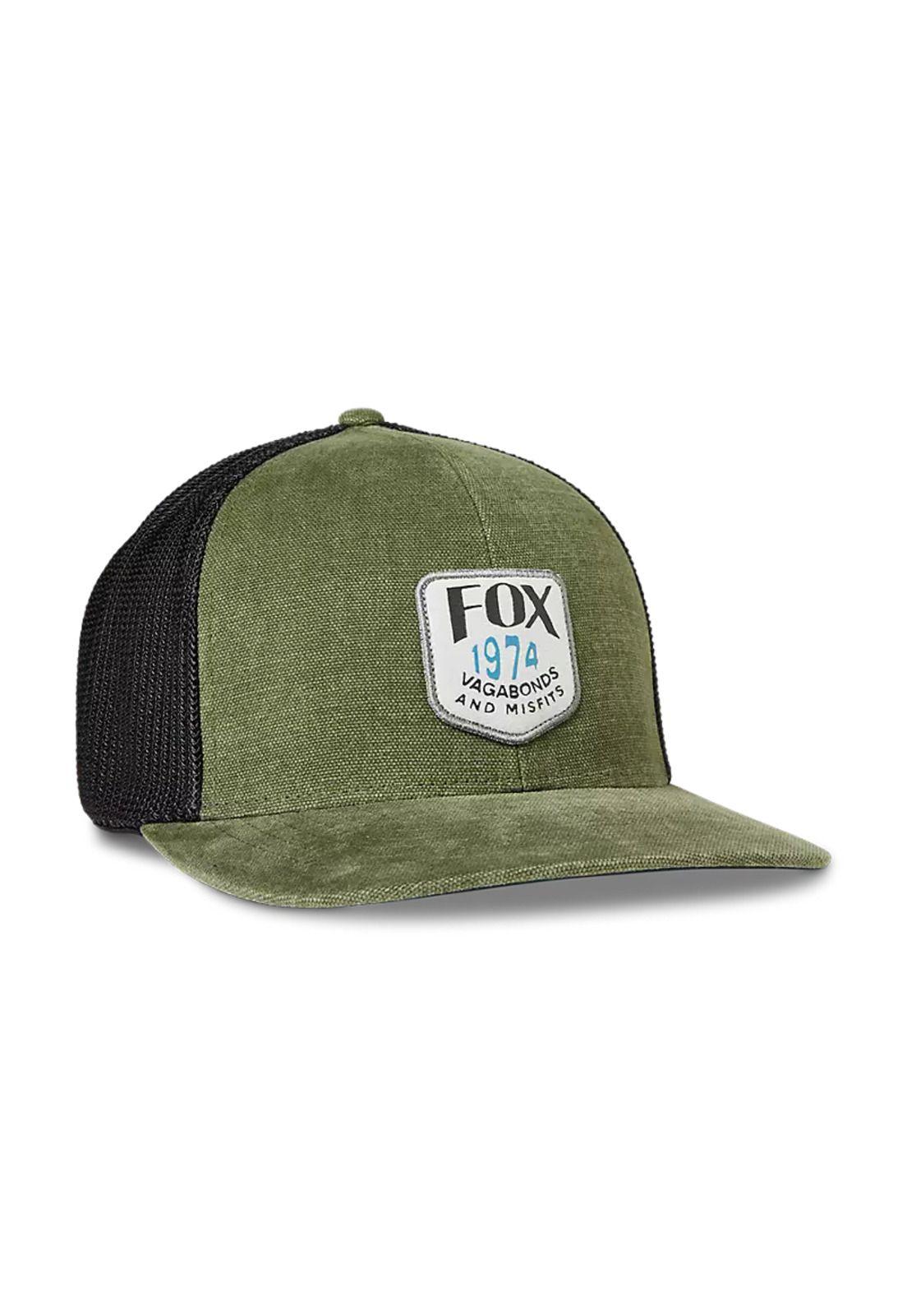 Gorro Jockey Lifestyle Predominant Mesh Flexfit Verde Fox-0