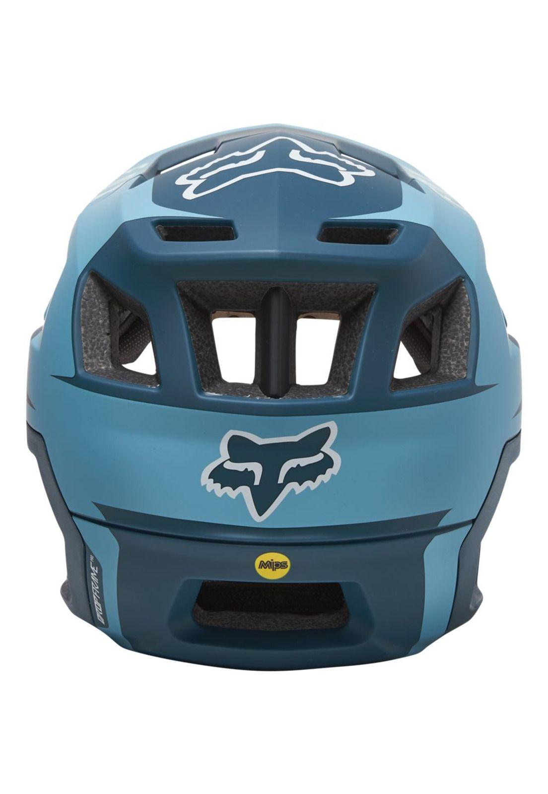 Casco Bicicleta Dropframe Pro Azul Fox-3