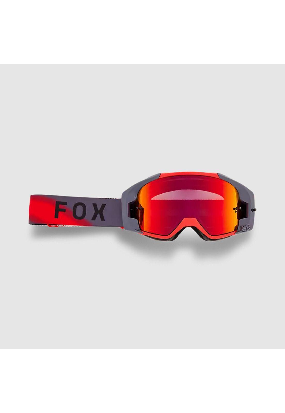 Antiparra Moto Vue Volatile Espejada Rojo Fox-0