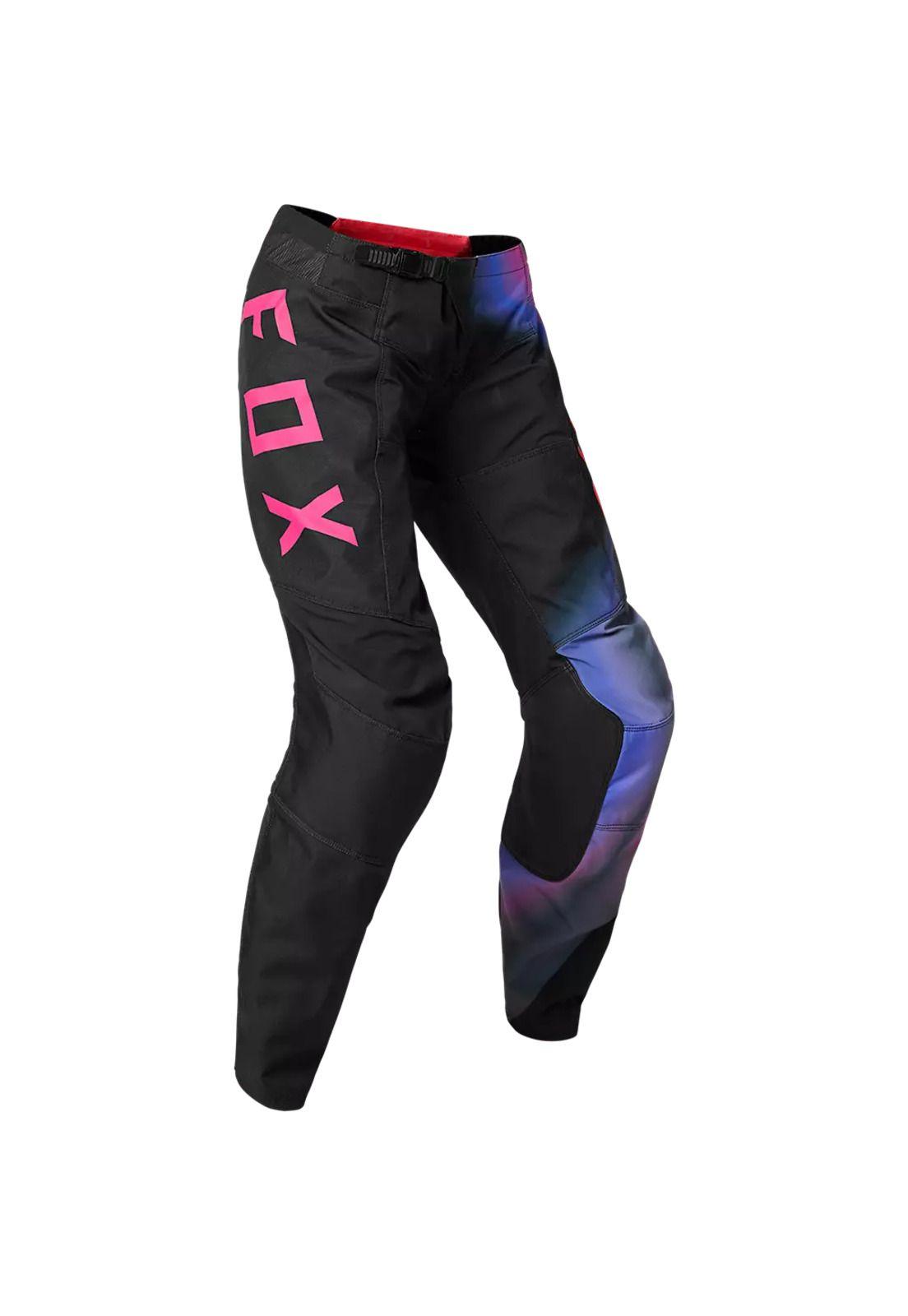 Pantalon Moto Mujer 180 Toxsyk Negro/Rosado Fox-0