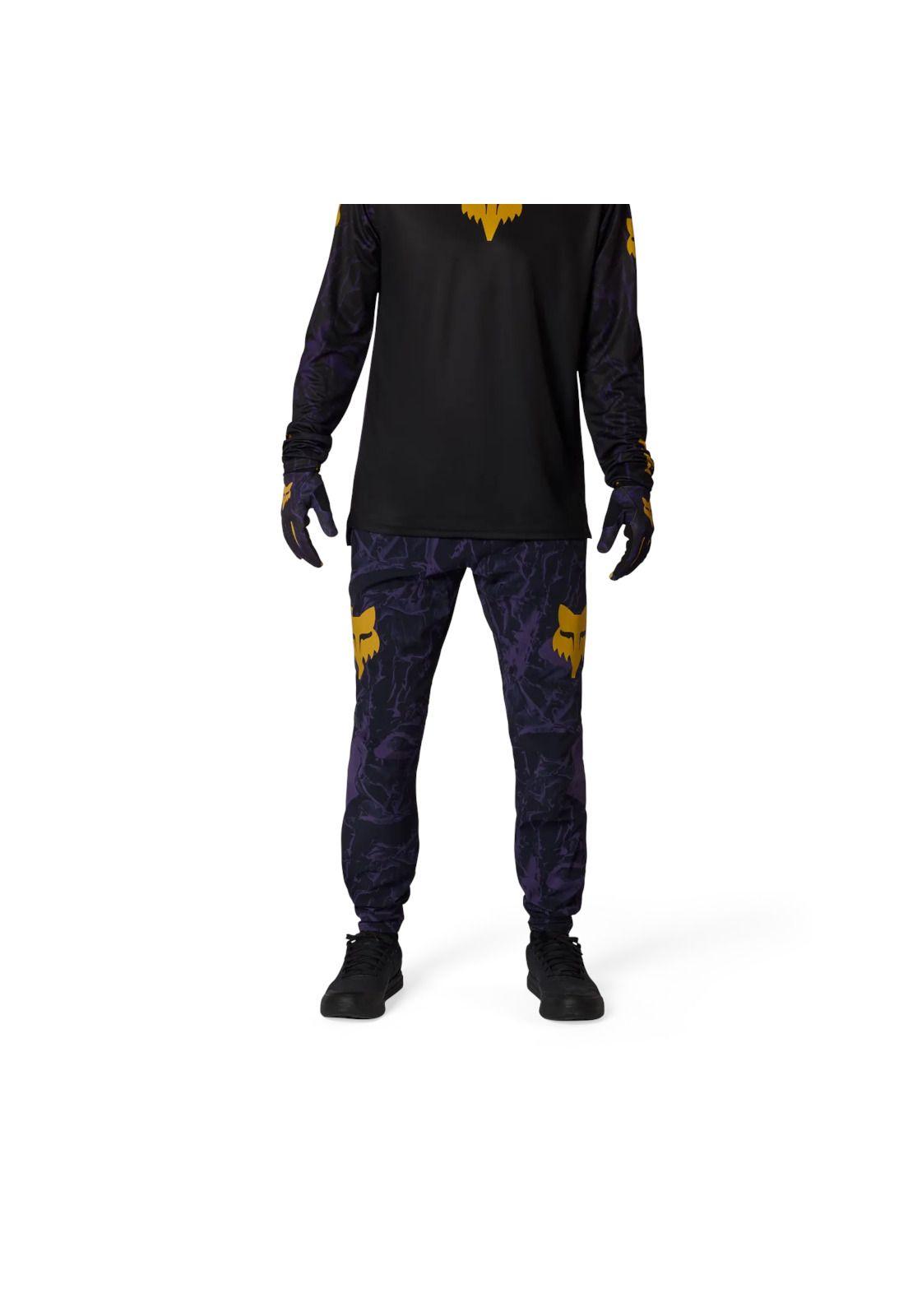 Pantalon Bicicleta Ranger Image Print Morado Fox-2