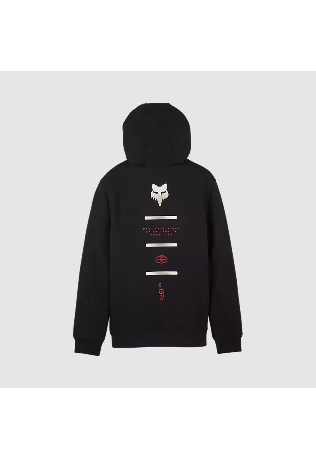 Poleron Lifestyle Magnetic Sasquatch Zip Negro Fox-1