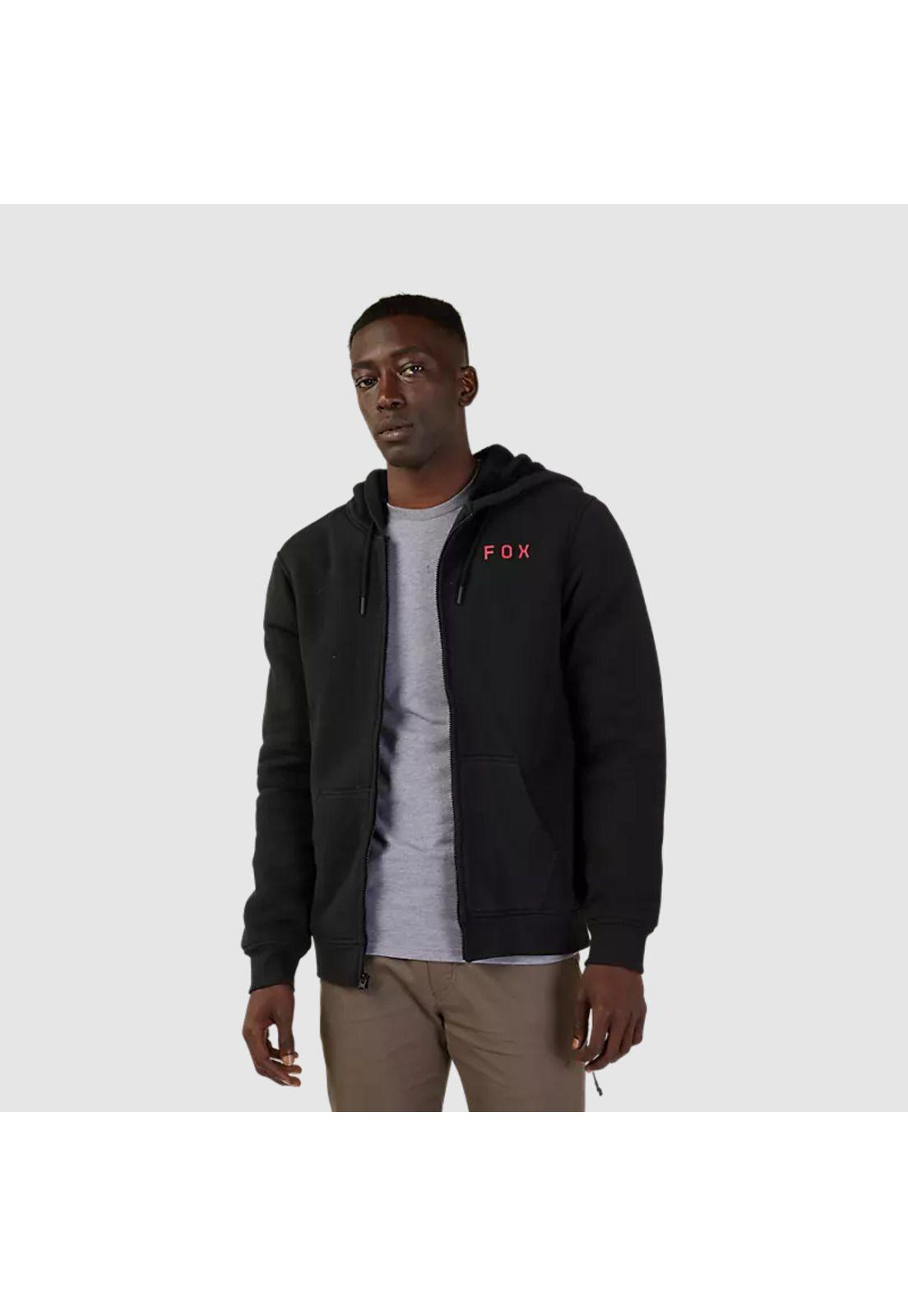 Poleron Lifestyle Magnetic Sasquatch Zip Negro Fox-2
