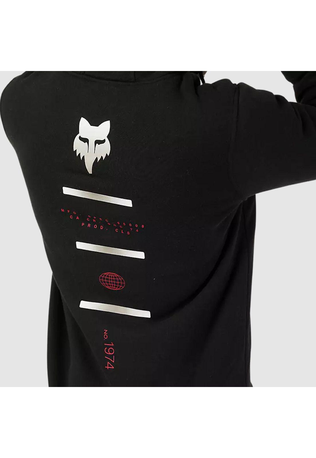 Poleron Lifestyle Magnetic Sasquatch Zip Negro Fox-6