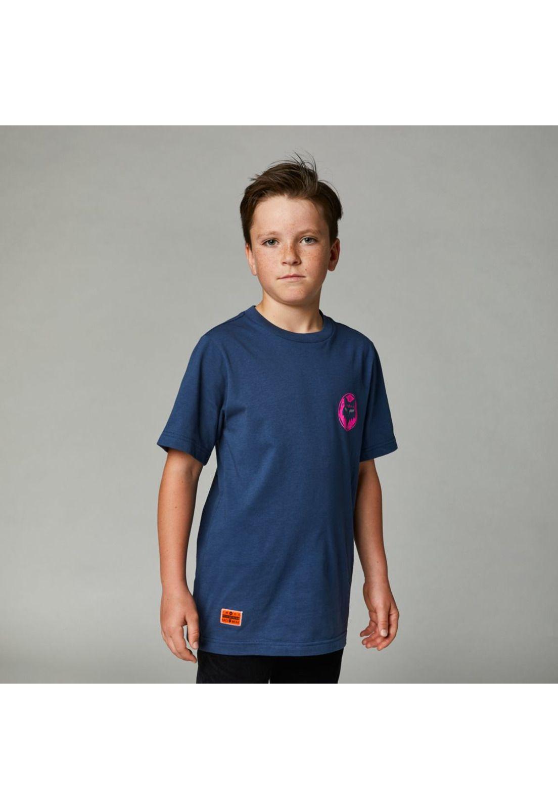 Polera Lifestyle Niño Nobyl Azul Fox-0