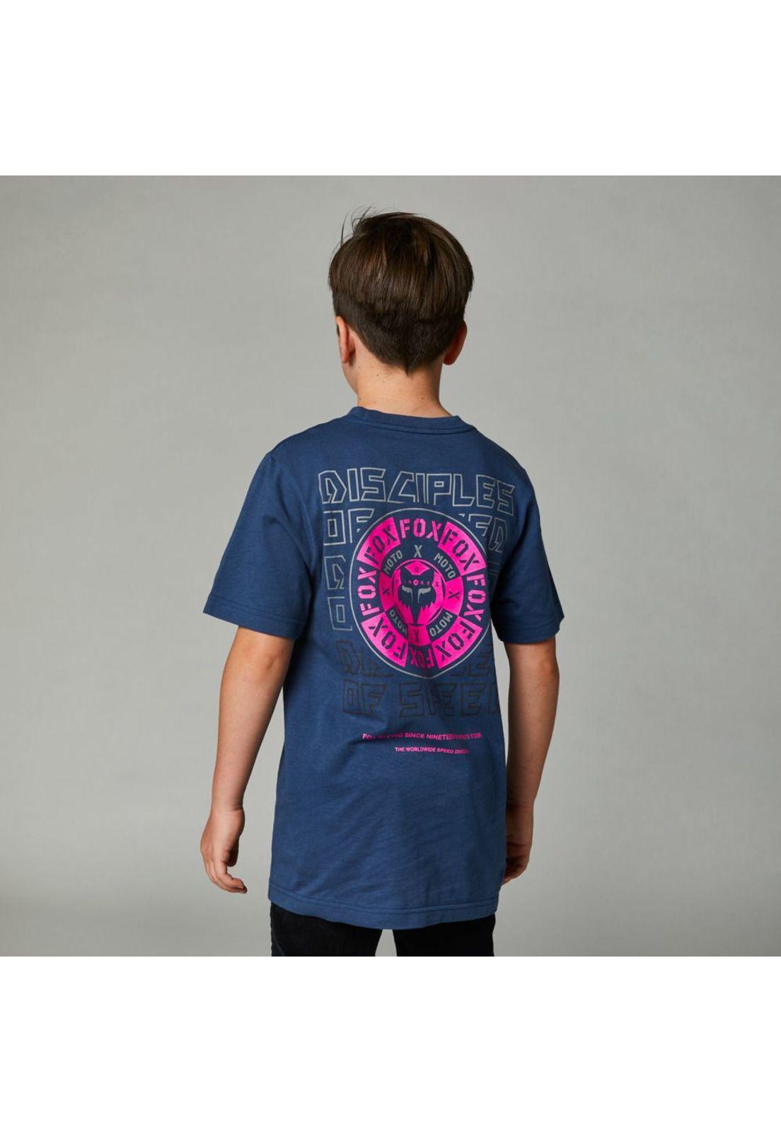 Polera Lifestyle Niño Nobyl Azul Fox-1