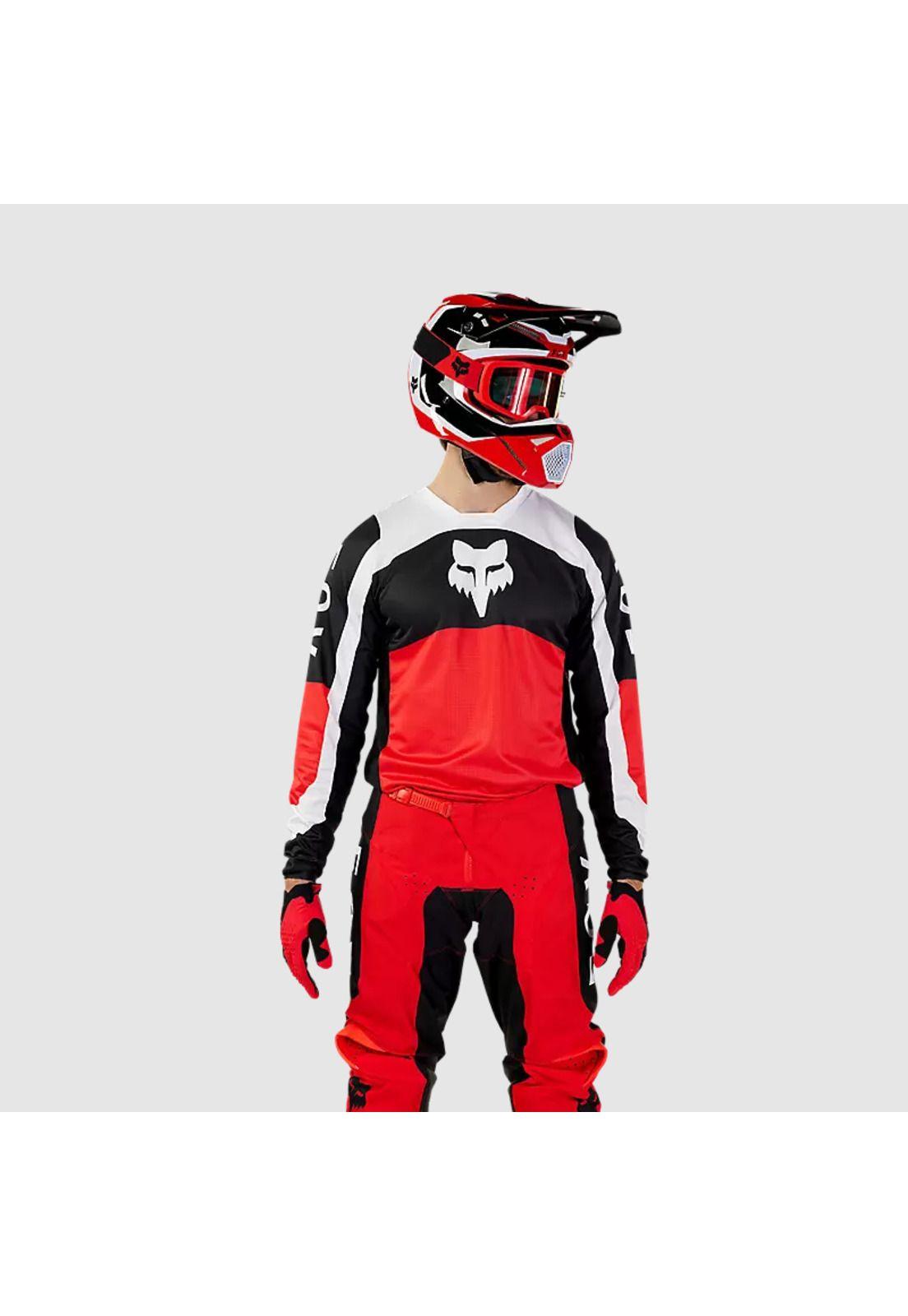 Polera Moto 180 Nitro Rojo Fox-1