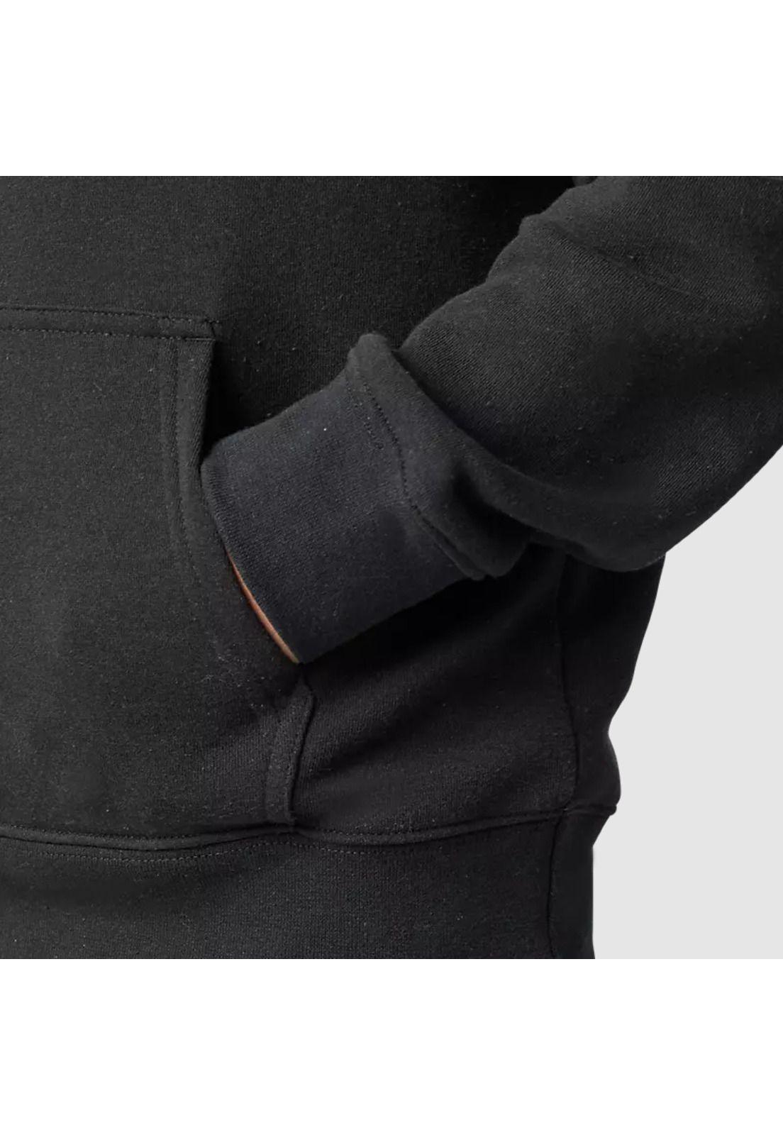 Poleron Lifestyle Niño Morphic Negro Fox-4