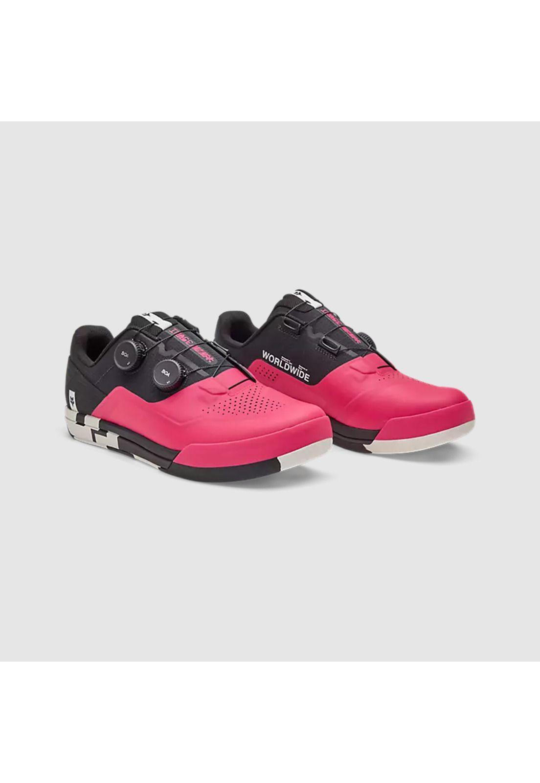 Zapatillas Bicicleta Union Limited Edition BOA® con calas Rosado Fox-3