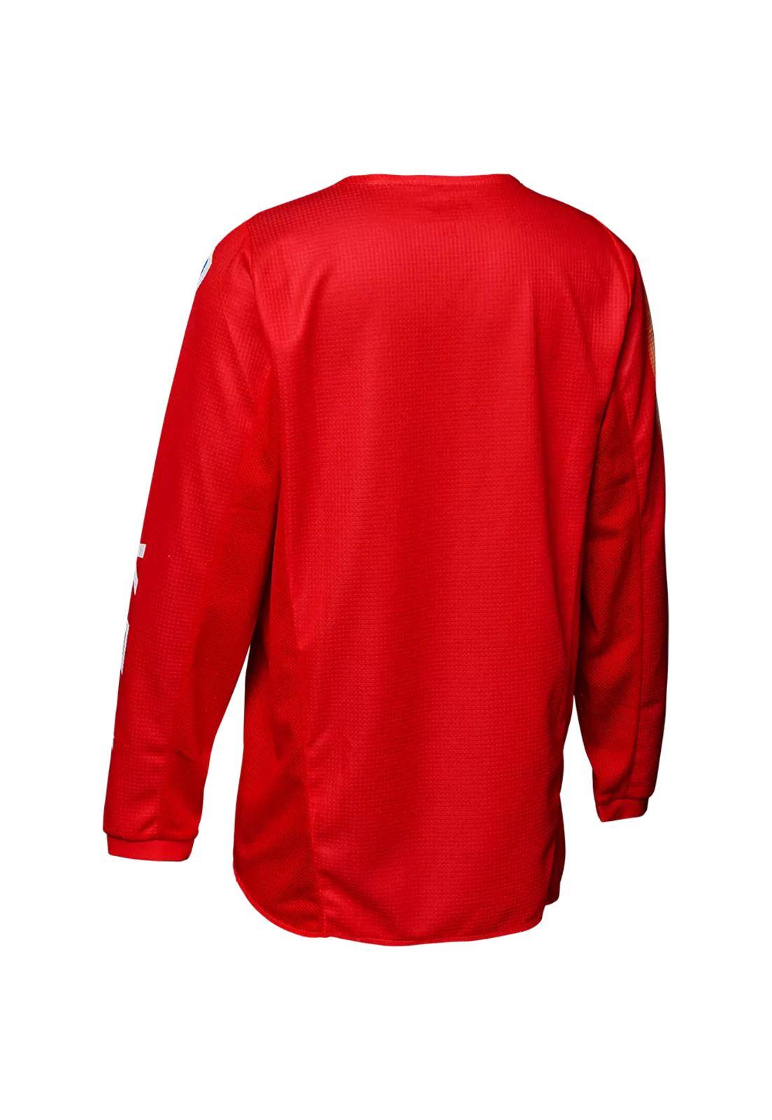 Polera Moto Infantil 180 Toxsyk Rojo Fox-1