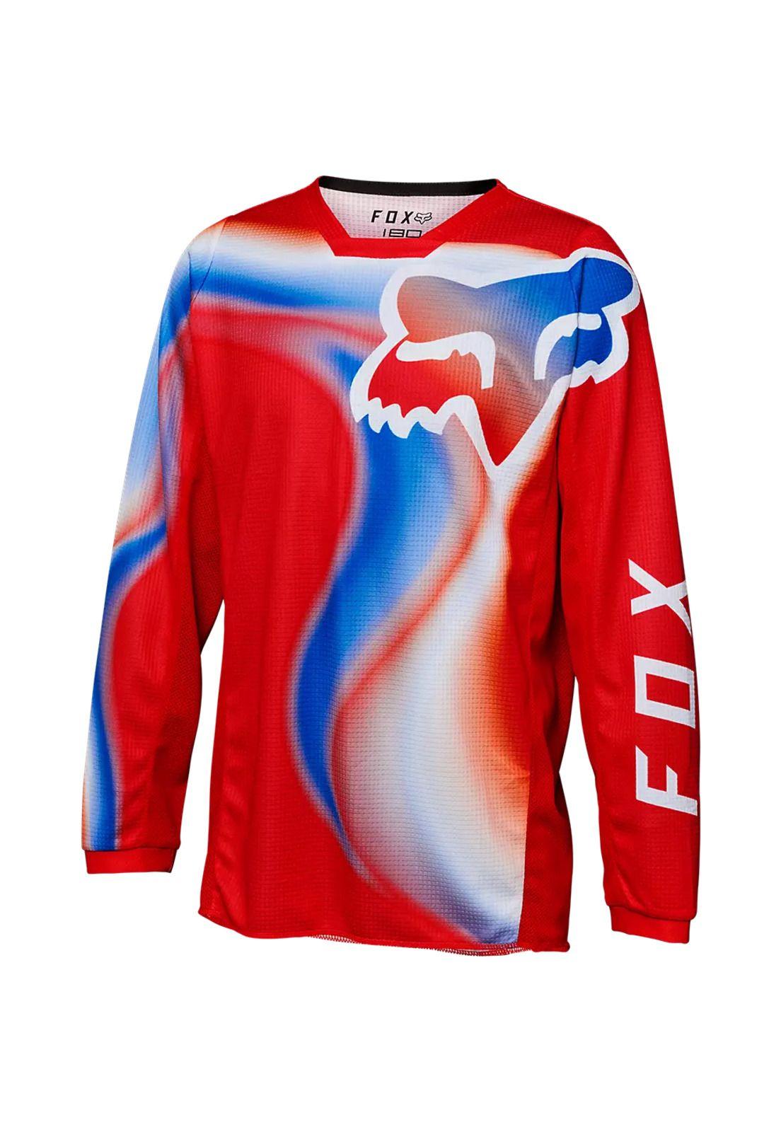 Polera Moto Infantil 180 Toxsyk Rojo Fox-2