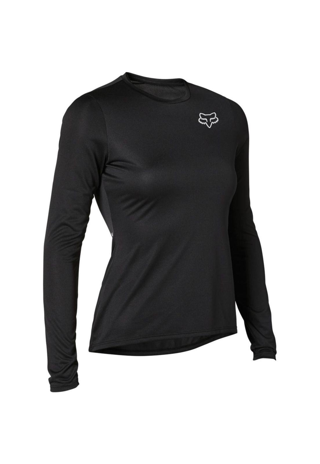 Primera Capa Bicicleta Mujer Tecbase LS Negro Fox-2