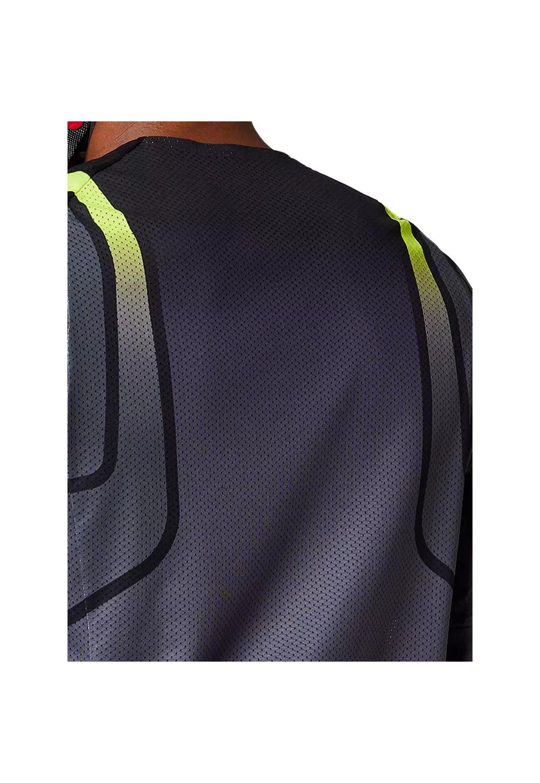 Polera Moto 360 Vizen Negro/Amarillo Fox-3