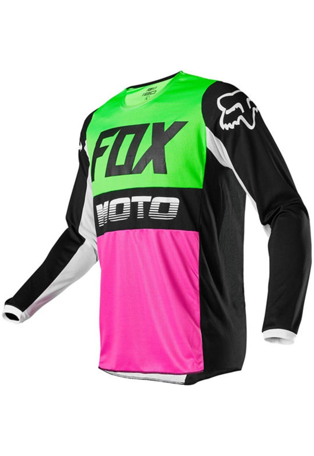 Polera Moto 180 Fyce Multicolor Fox-0