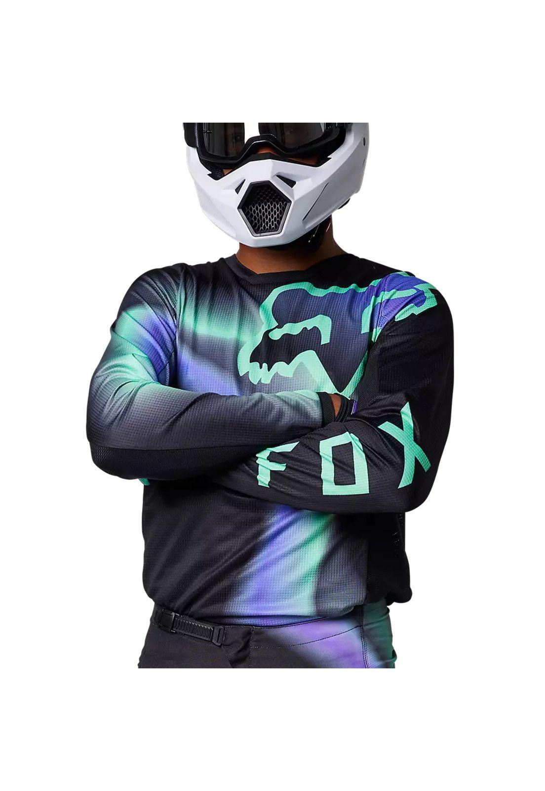 Polera Moto 180 Toxsyk Negro Fox-1