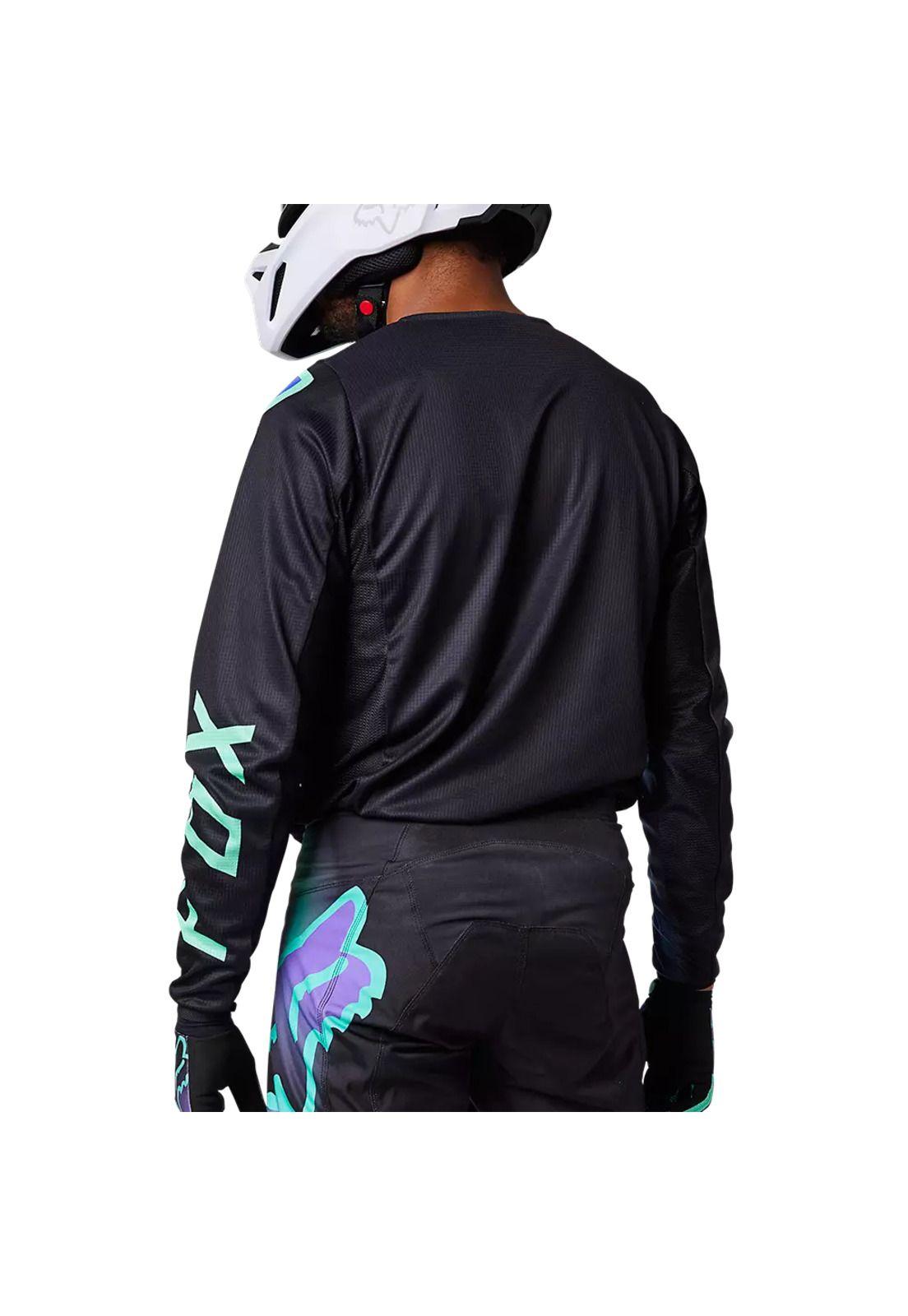 Polera Moto 180 Toxsyk Negro Fox-2