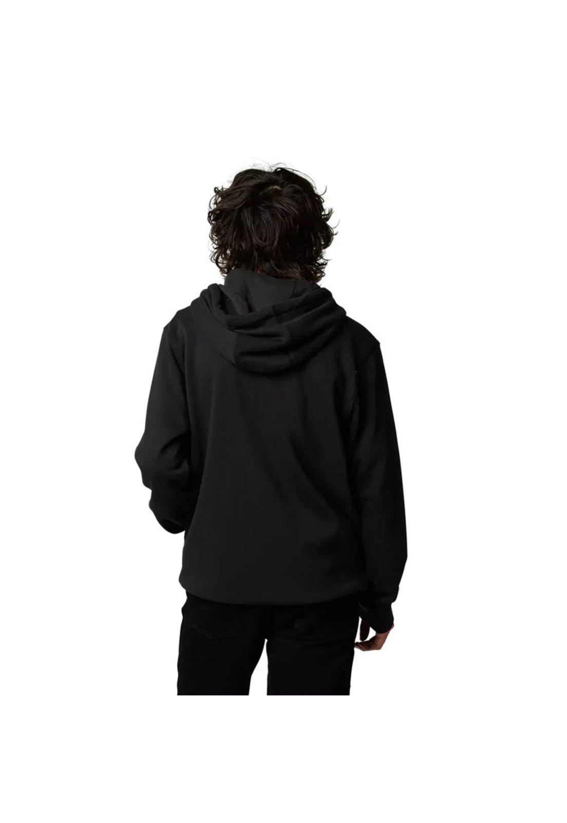 Poleron Lifestyle FGMNT Negro Fox-2