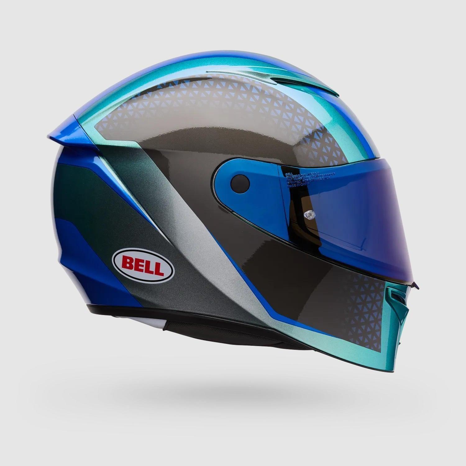Casco Moto Calle Lithium Mips Plus Blip Azul Bell-4