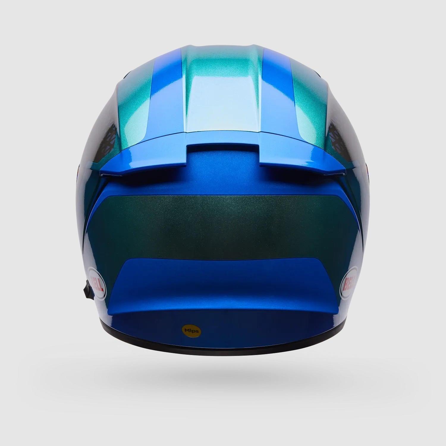 Casco Moto Calle Lithium Mips Plus Blip Azul Bell-6