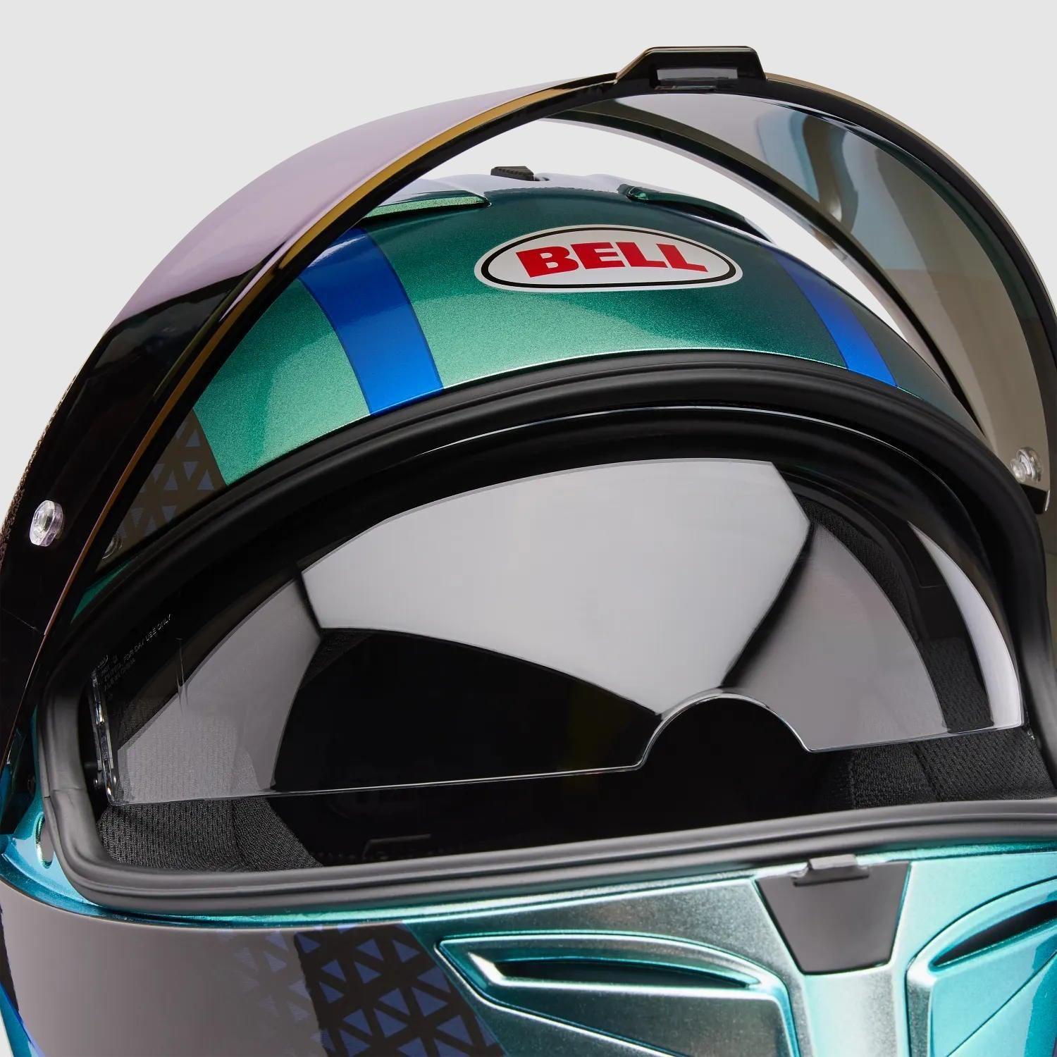 Casco Moto Calle Lithium Mips Plus Blip Azul Bell-7