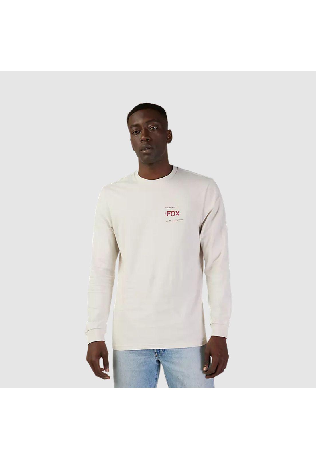 Polera Lifestyle Invent Tomorrow Premium Manga Larga Blanco Fox-0