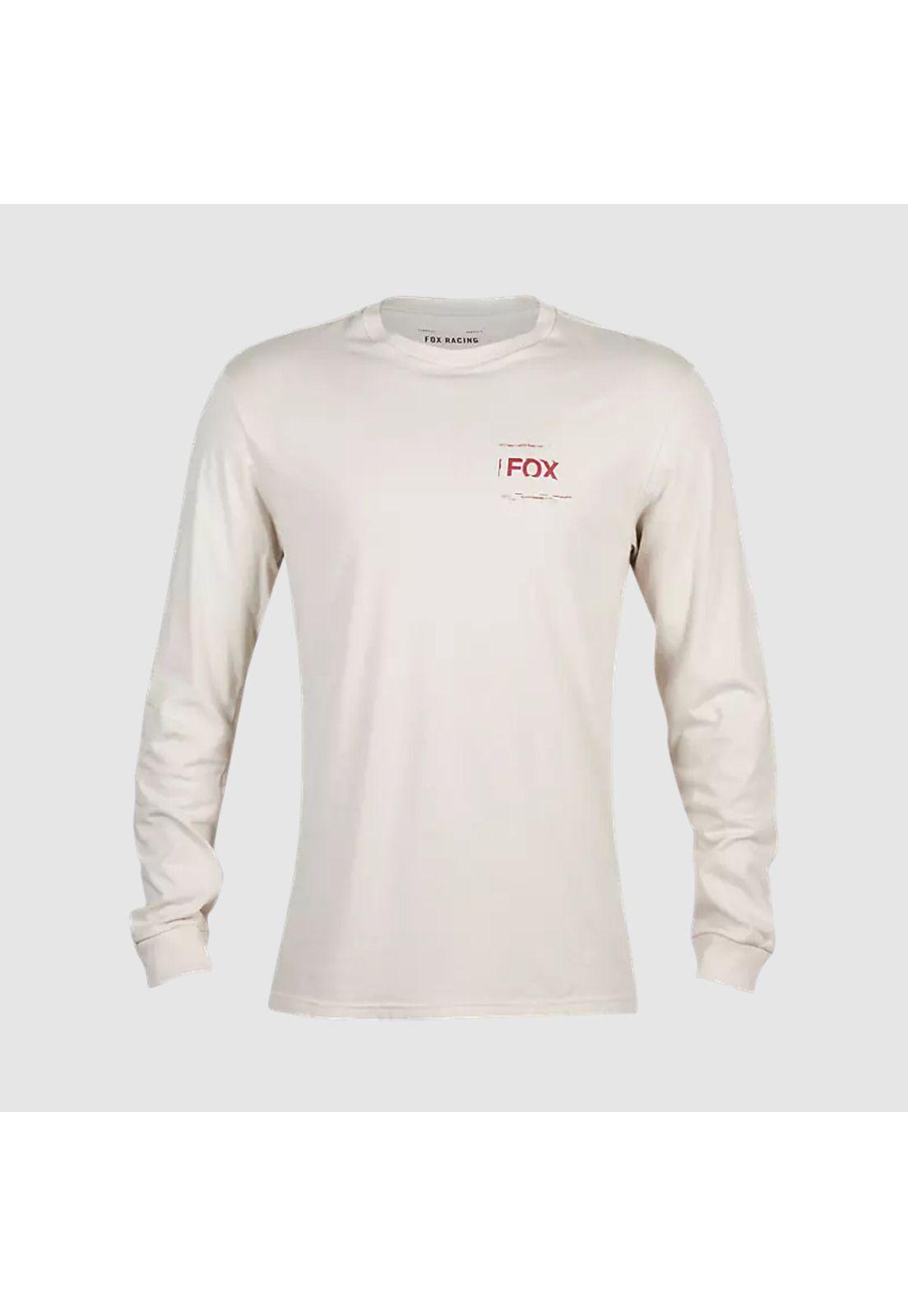 Polera Lifestyle Invent Tomorrow Premium Manga Larga Blanco Fox-1