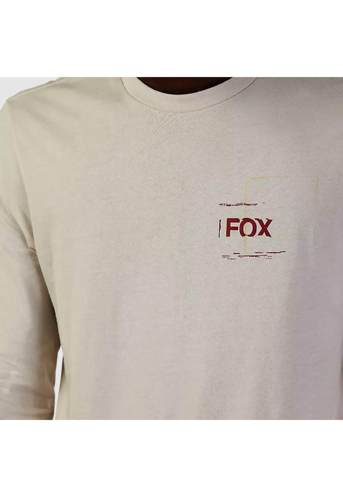 Polera Lifestyle Invent Tomorrow Premium Manga Larga Blanco Fox-3