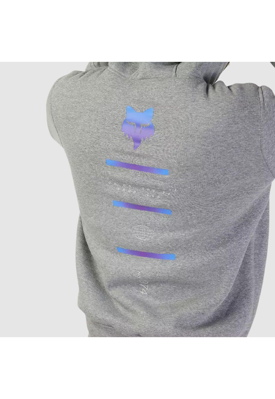 Poleron Lifestyle Magnetic Sasquatch Zip Gris Fox-3