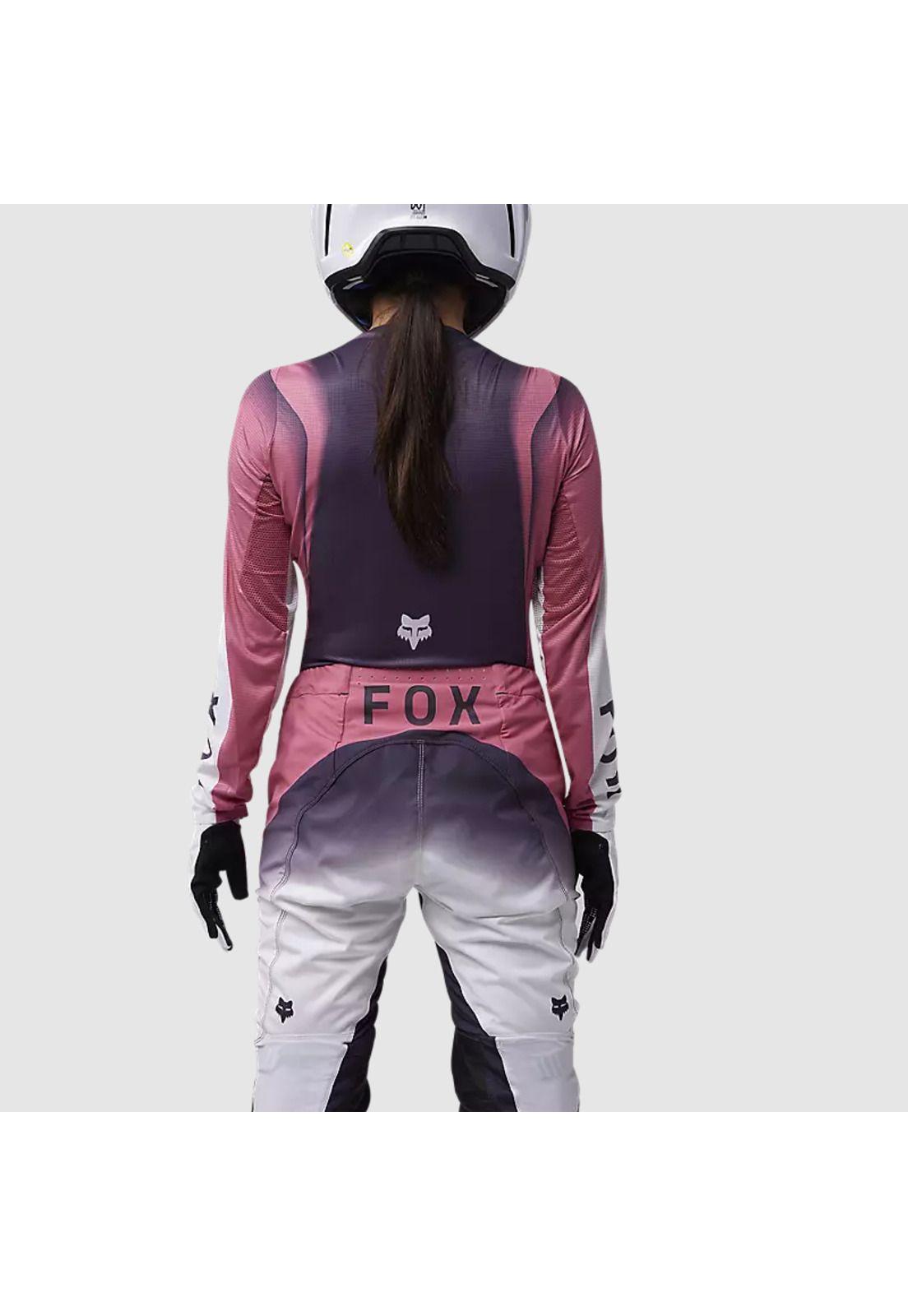 Polera Moto Mujer Flexair Infinite Morado Fox-3