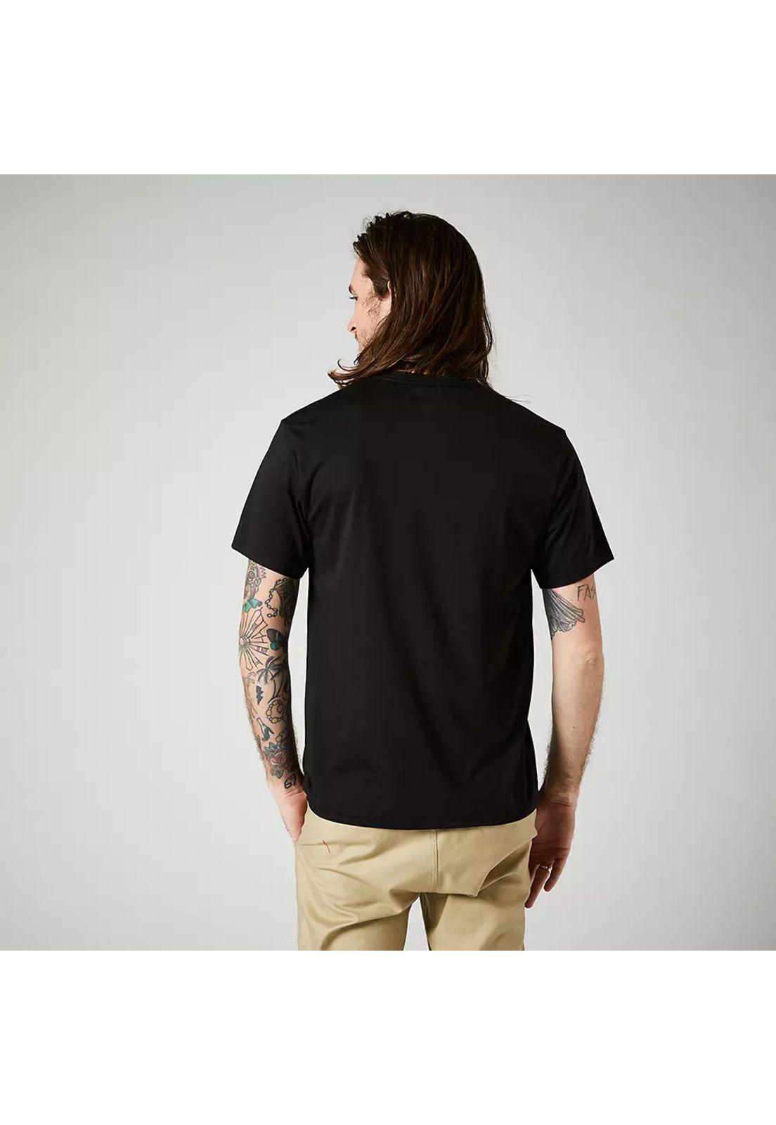 Polera Lifestyle Rkane Head Negro Fox-2