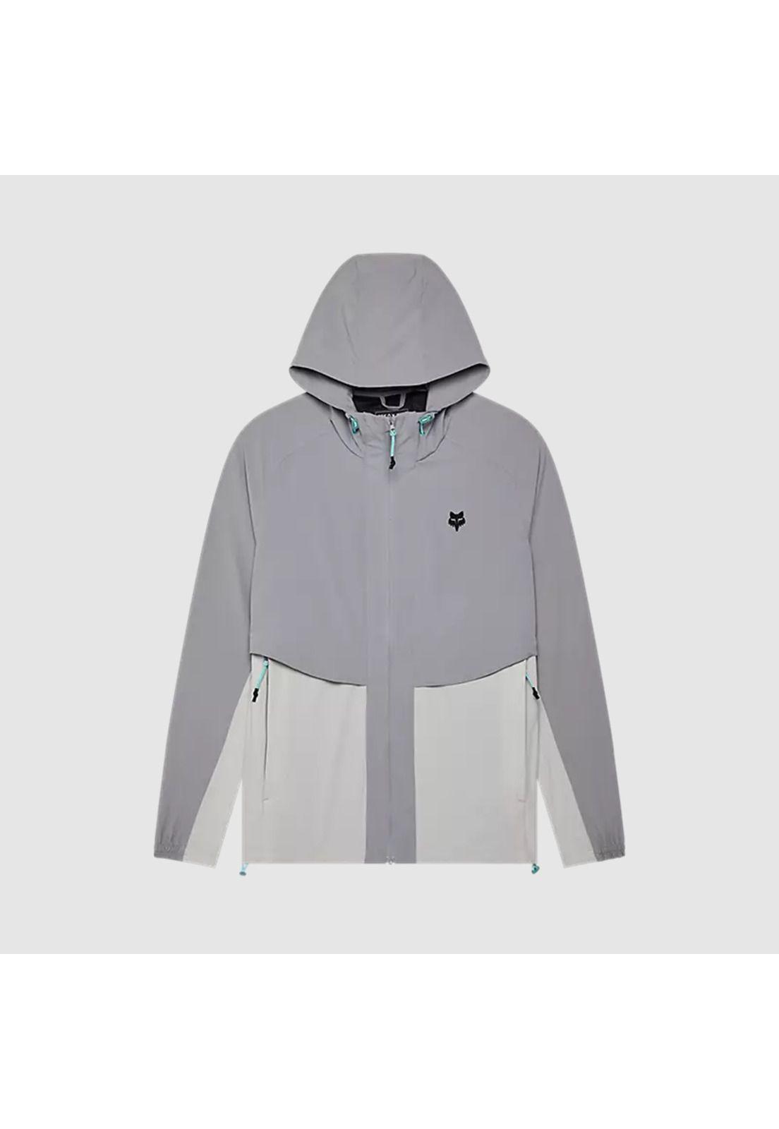 Chaqueta Cortavientos Lifestyle Survivalist Gris Fox-0