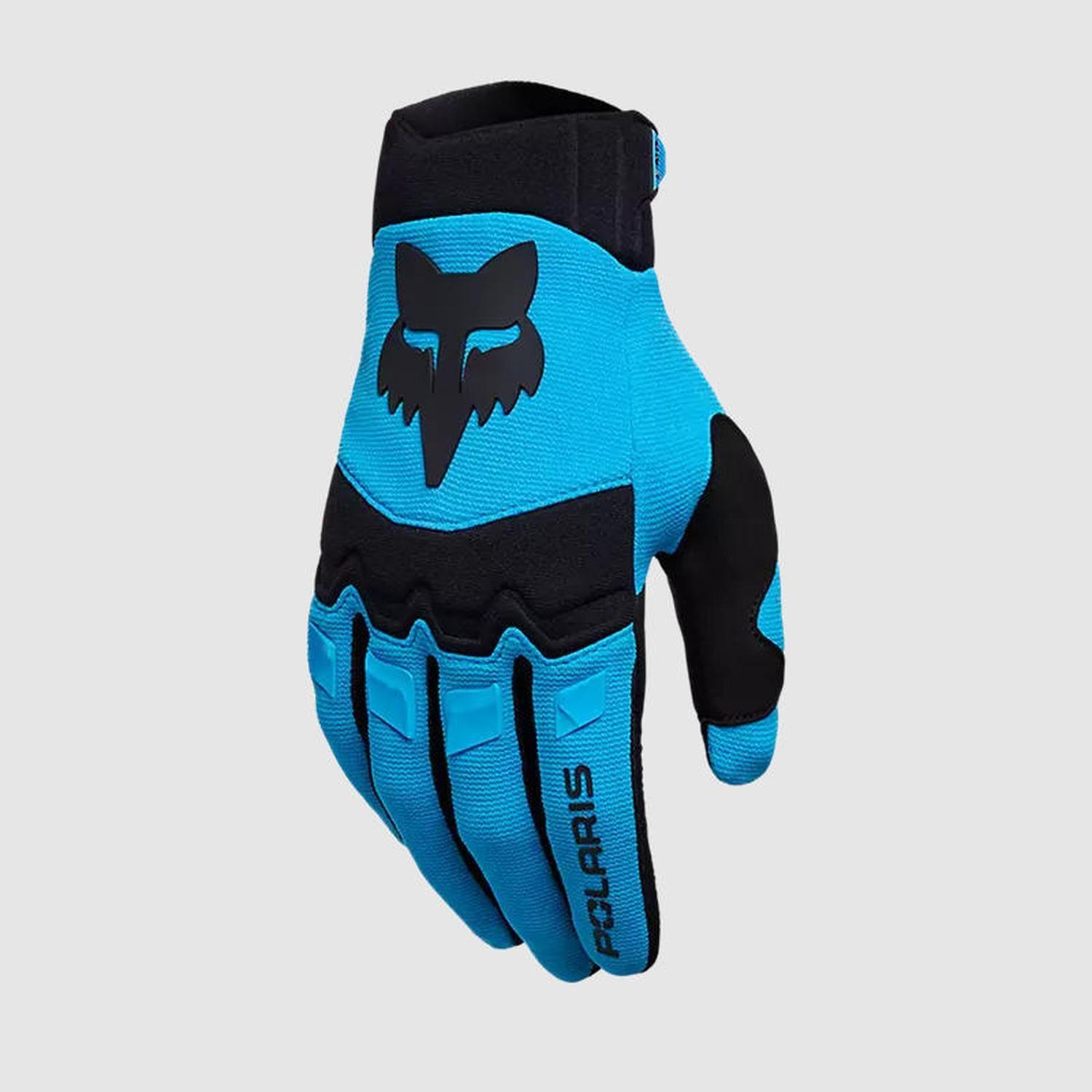 Guantes Moto Dirtpaw Drive Polaris Azul Claro Fox-0
