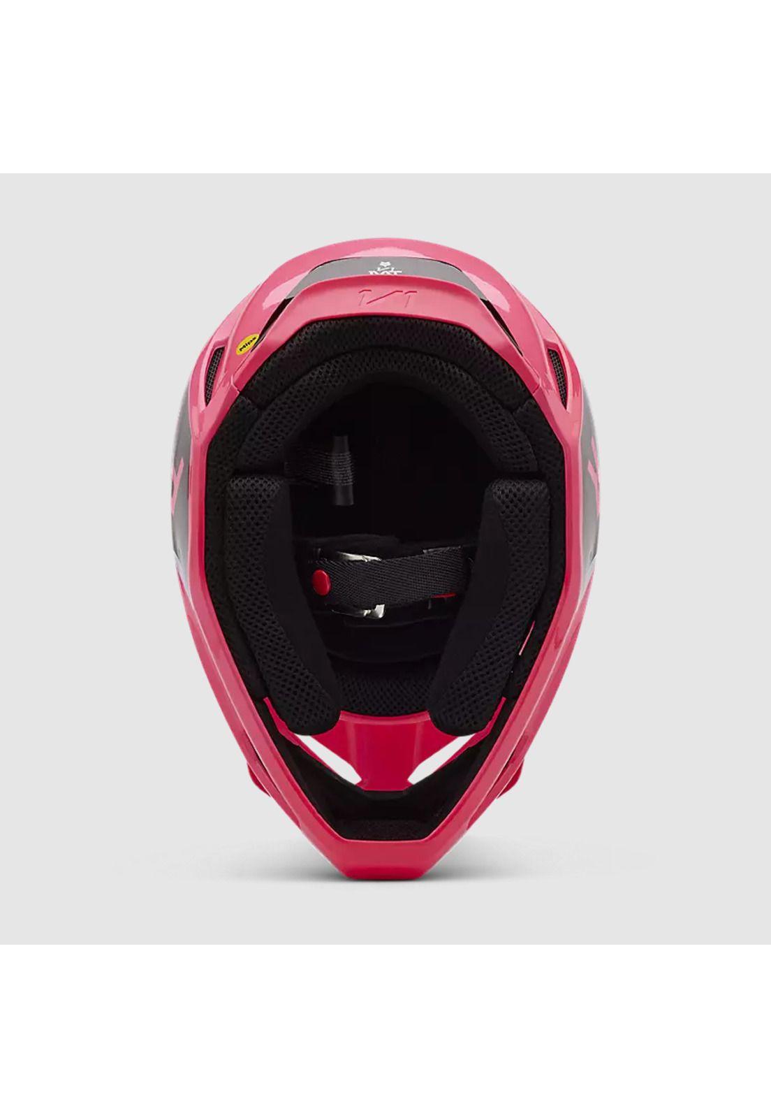 Casco Moto V1 Lean Rosado Fox-5