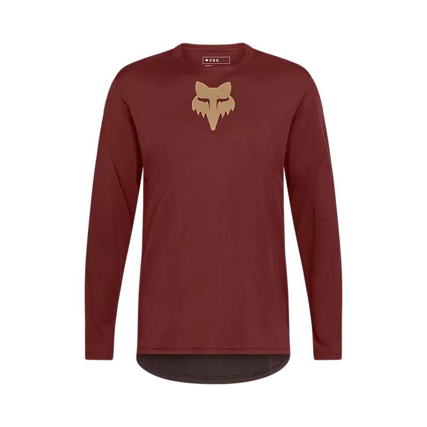Polera Bicicleta Ranger Head Rojo Fox-0