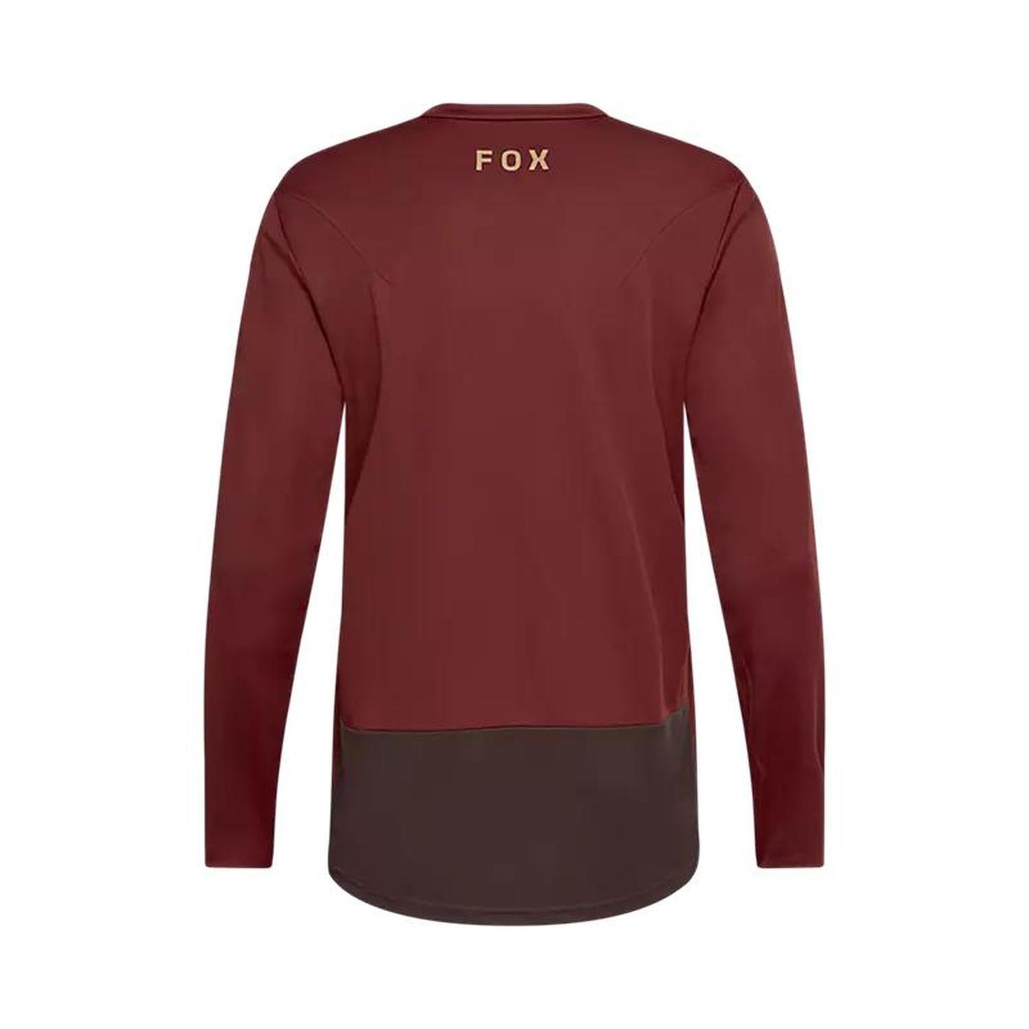 Polera Bicicleta Ranger Head Rojo Fox-1