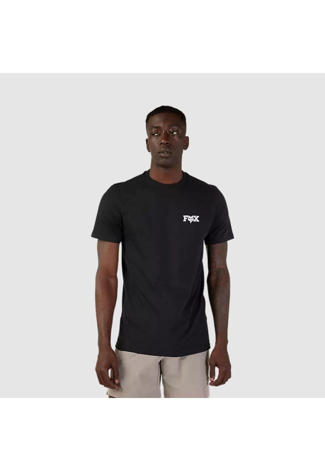 Polera Lifestyle Progression Premium Negro Fox-0