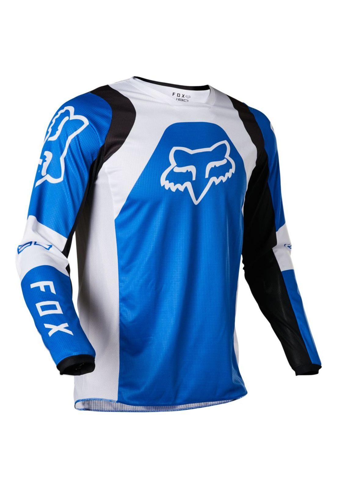 Polera Moto 180 Lux Azul Fox-0