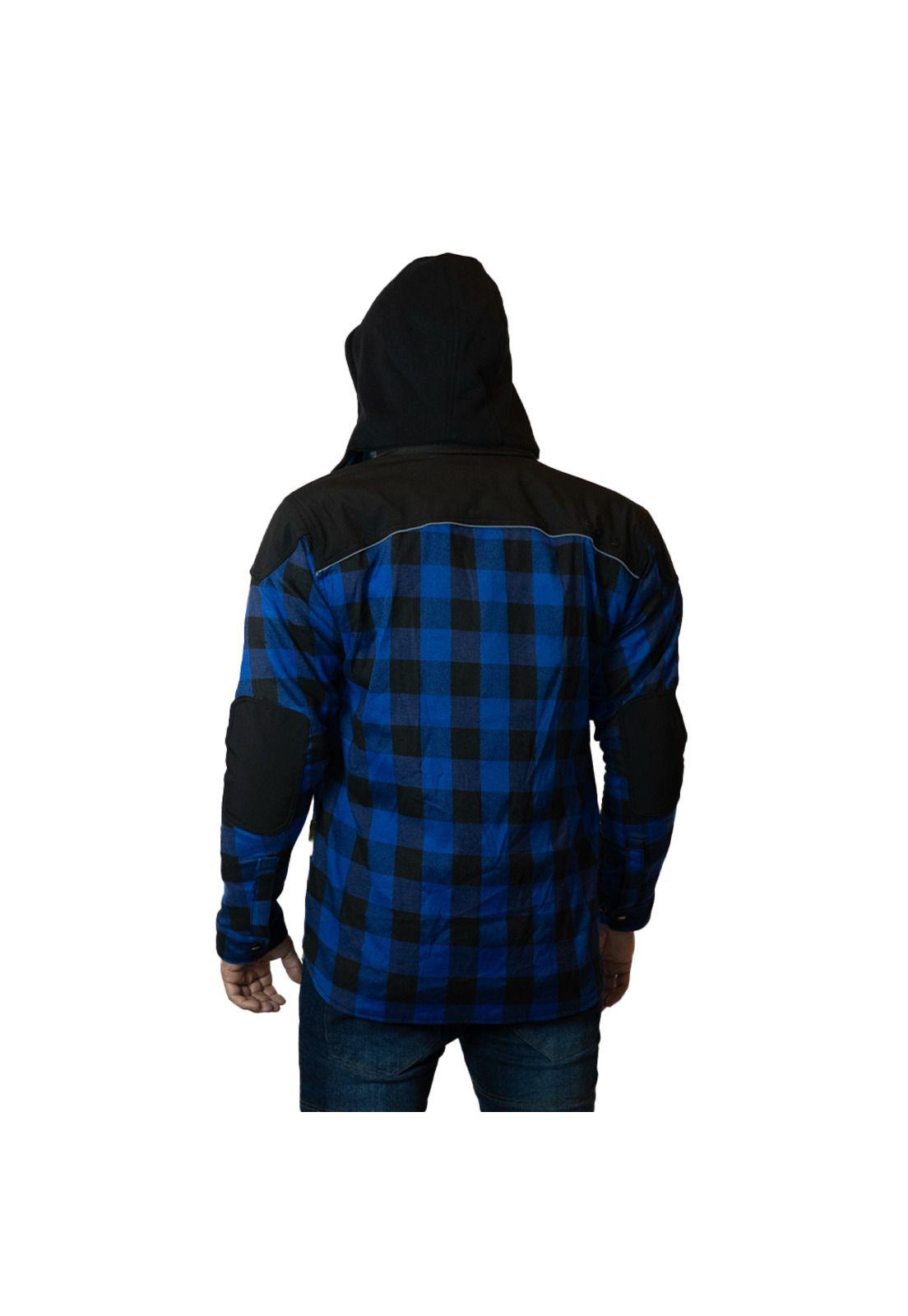 Chaqueta Moto Calle Outrider Horizon Azul Kmz-2