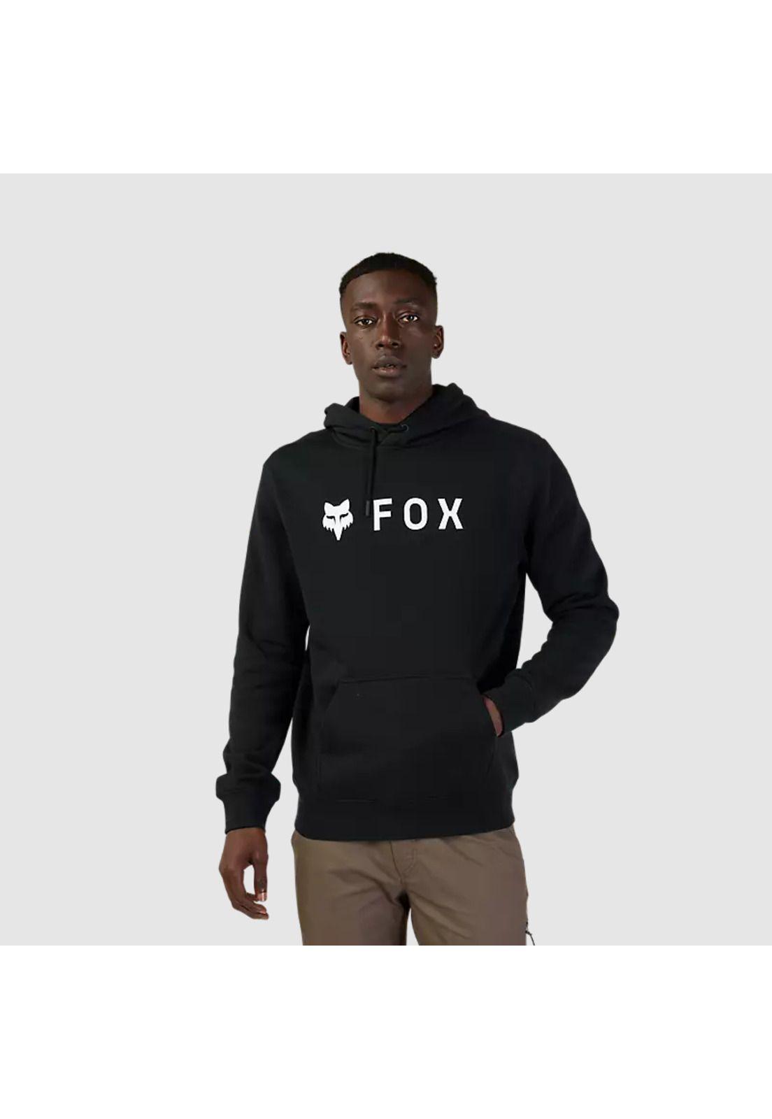 Poleron Lifestyle Canguro Absolute Negro Fox-2