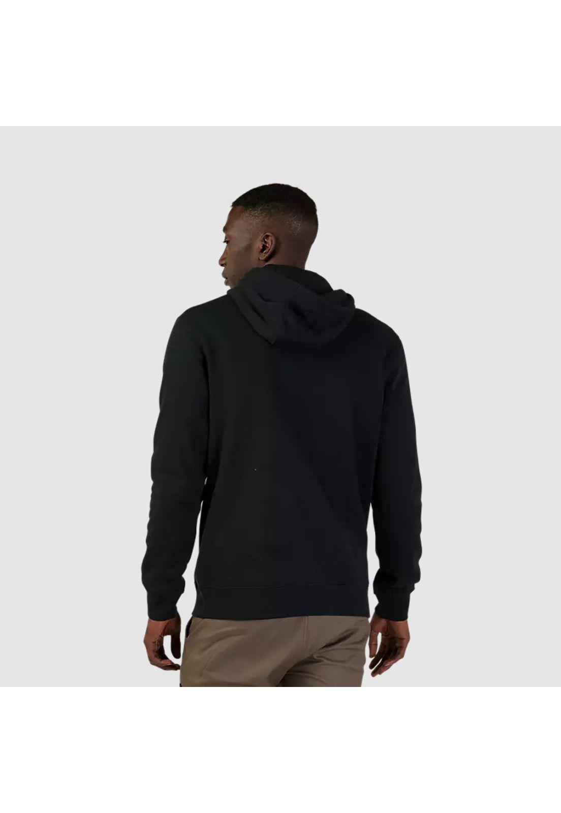 Poleron Lifestyle Canguro Absolute Negro Fox-3
