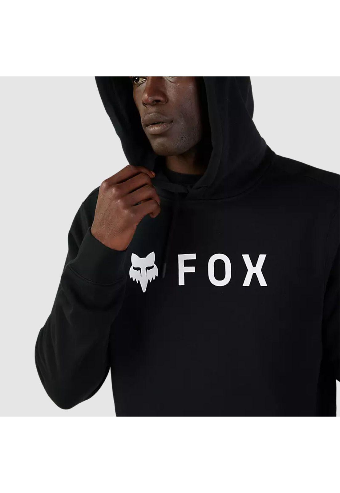 Poleron Lifestyle Canguro Absolute Negro Fox-4
