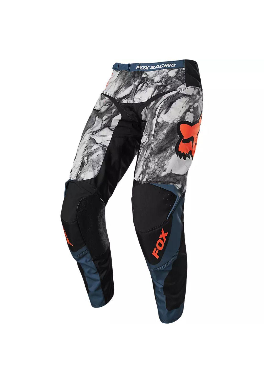 Pantalon Moto 180 Karrera Azul/Gris Fox-1