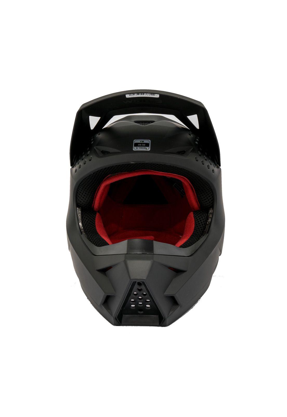 Casco Moto White Label Negro Shift-1