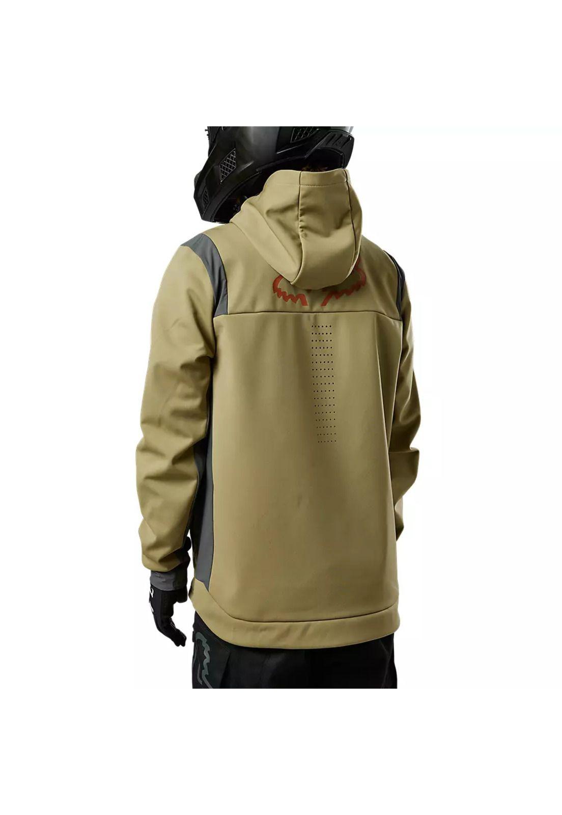 Chaqueta Moto Defend Drive Windblock Zip Cafe Fox-2