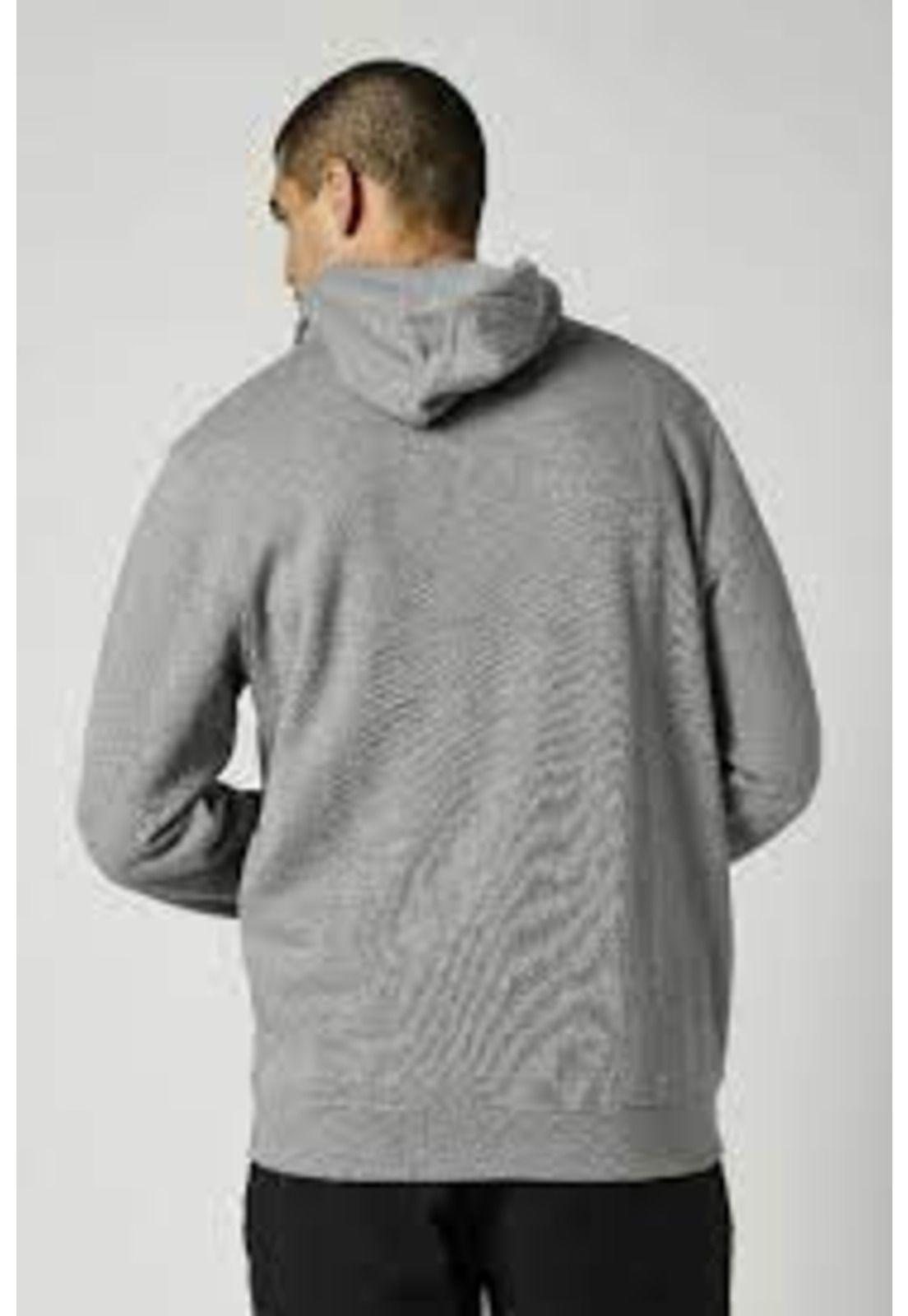 Poleron Lifestyle Pullover Fleece Gris Fox-1