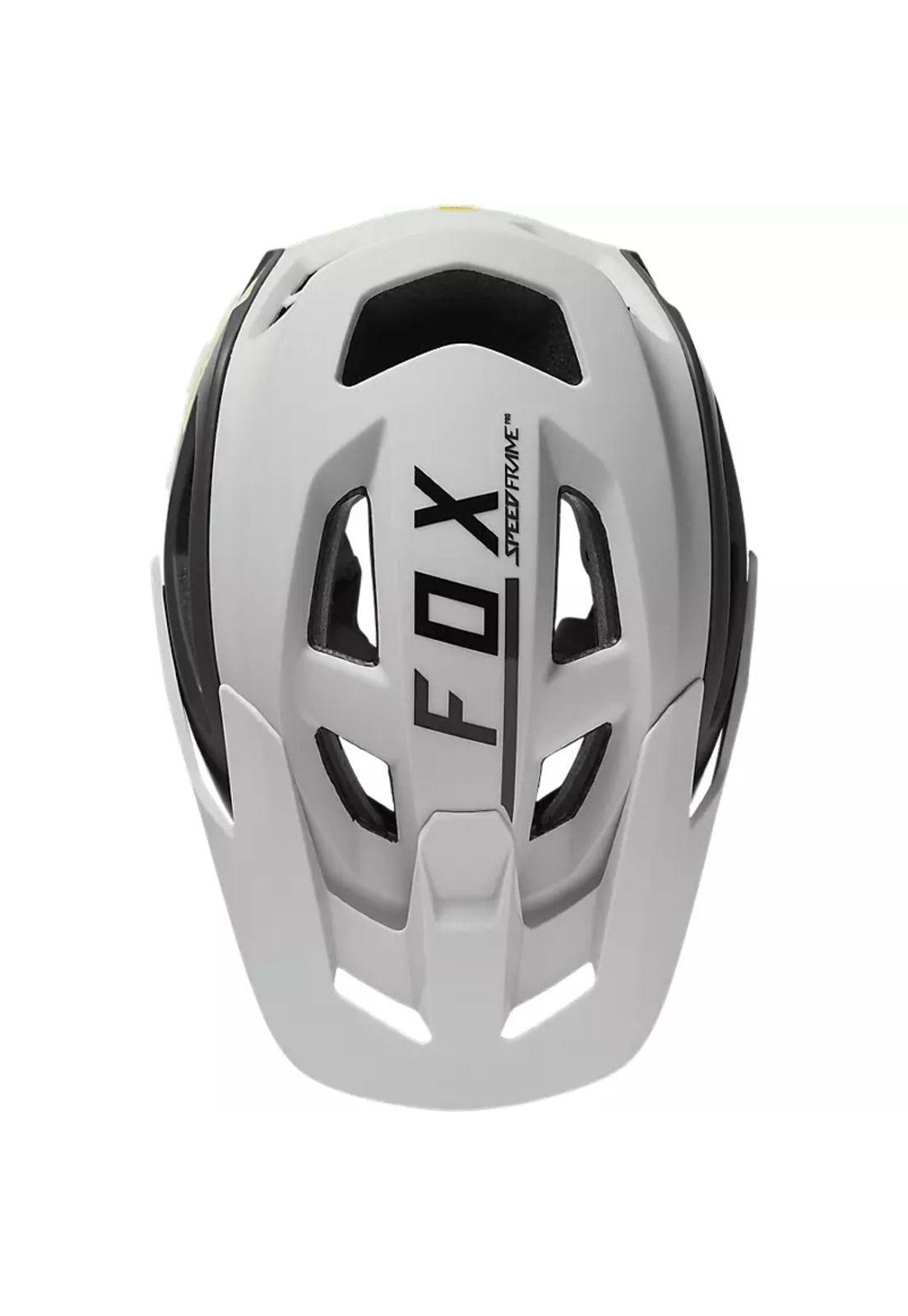 Casco Bicicleta Speedframe Pro Blocked Blanco Fox-2