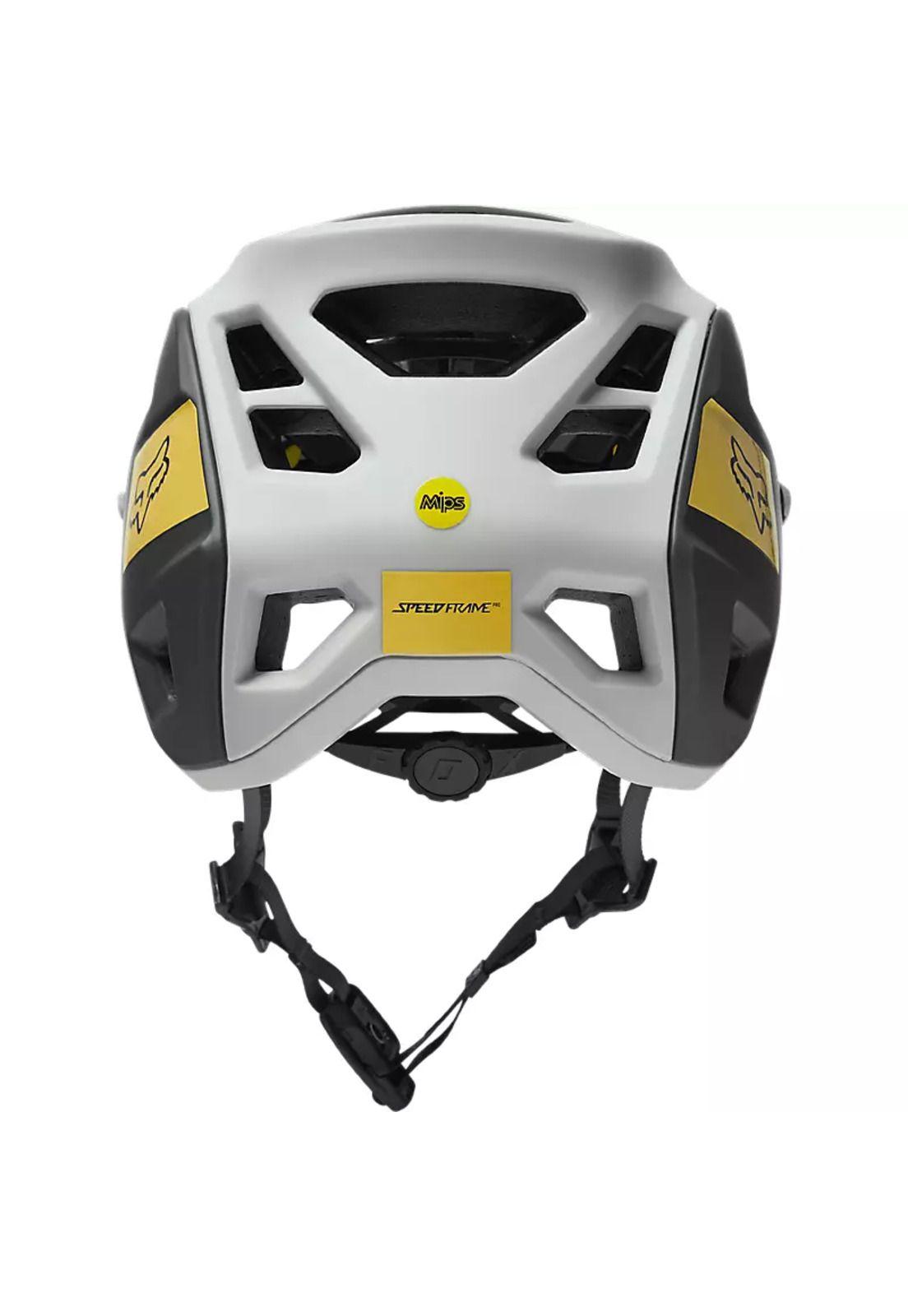Casco Bicicleta Speedframe Pro Blocked Blanco Fox-3