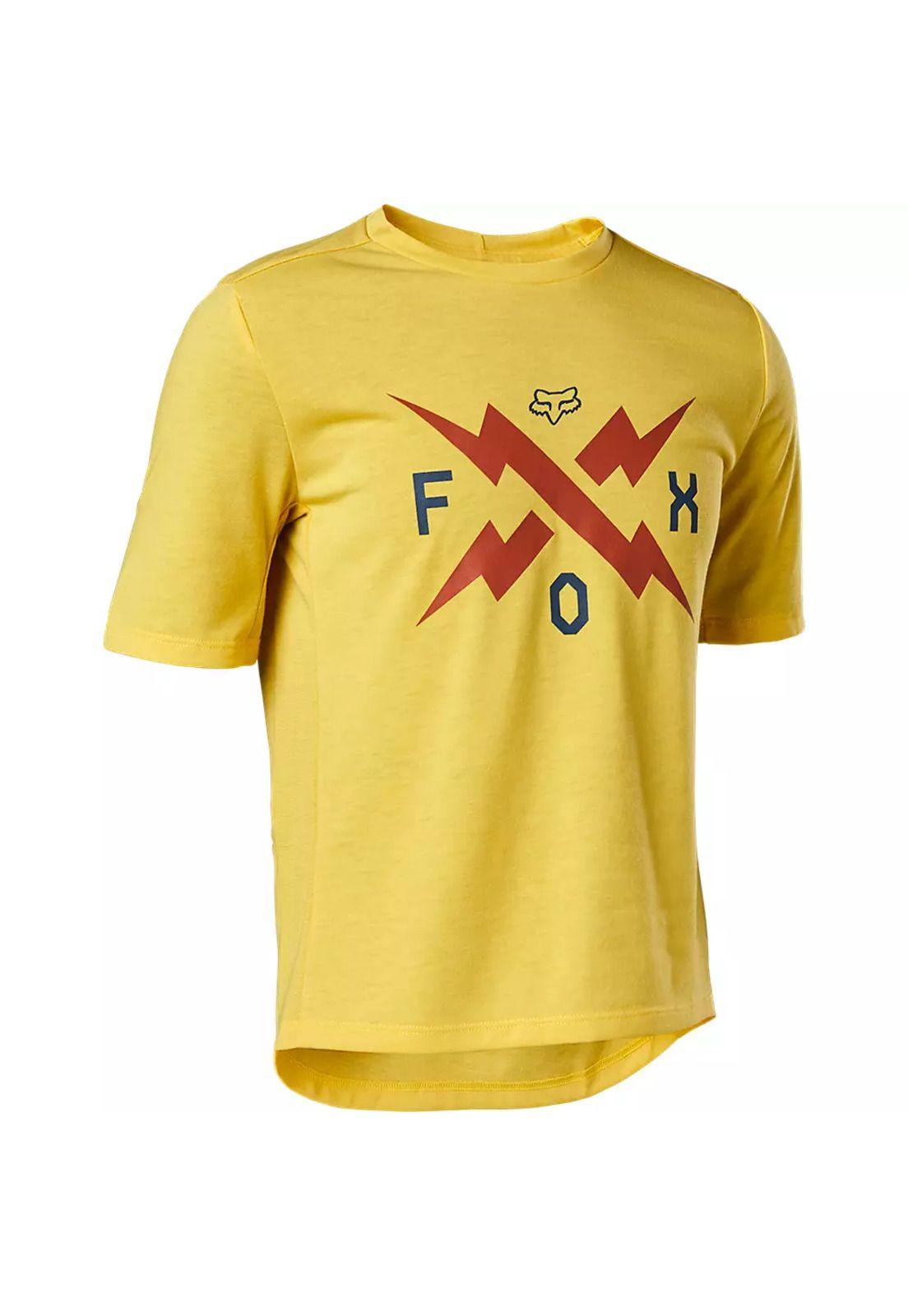 Polera Bicicleta Niño Ranger Drirelease® Amarillo Fox-1
