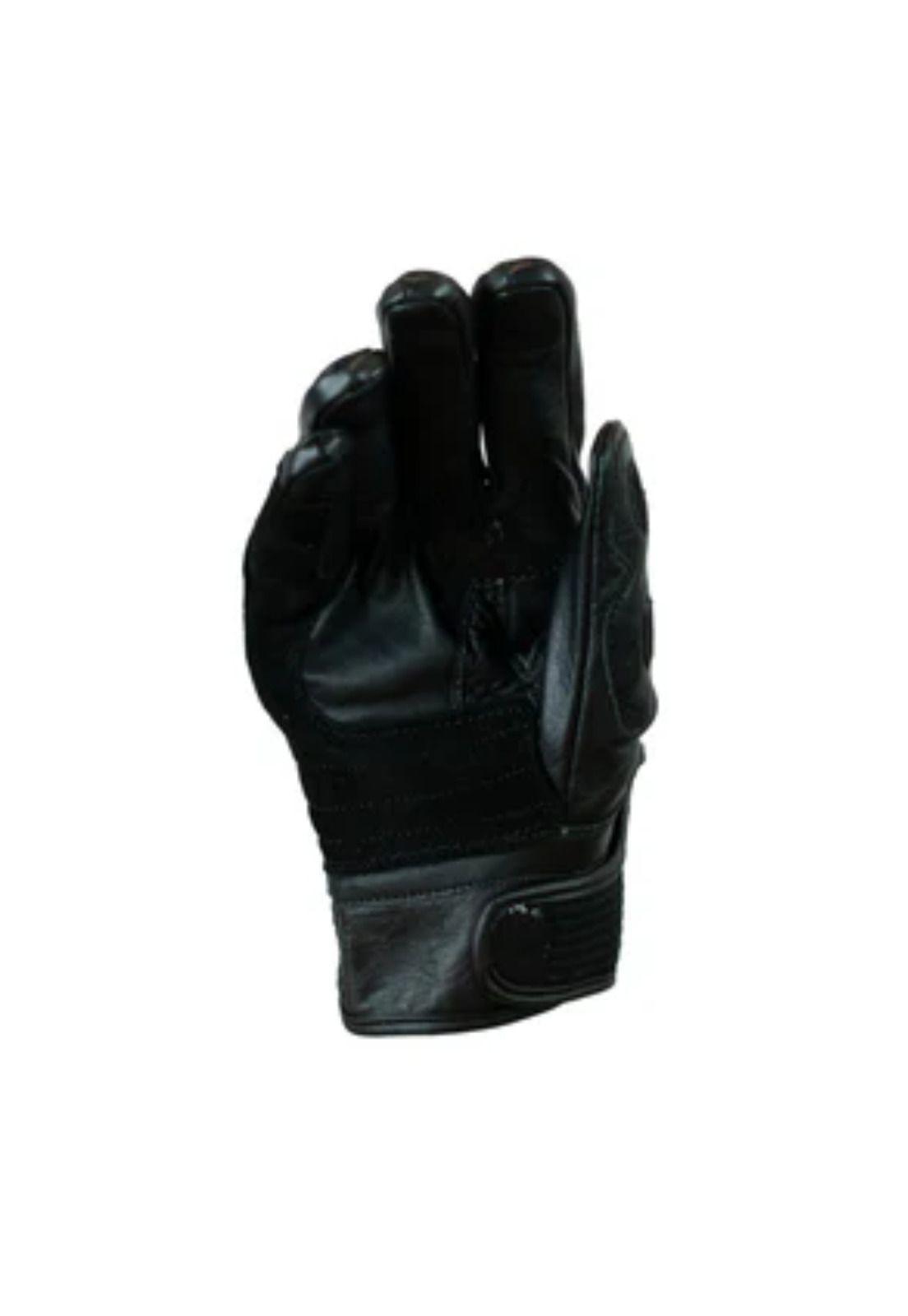 Guantes Moto Calle Velcro II Negro KMZ-1